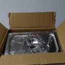 8 Packs Stainless Steel Hotel Pans with Lids 1/4 Size x 6" Deep Steam Table Pan Commercial Food Storage Containers Stackable Metal Steamer Pan Anti-Jam Hotel Restaurant Warm Pans