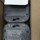 Exterminators Choice Compact Mouse Bait Station - Heavy-Duty Outdoor Mouse Bait Box - Lockable Design with Key - Versatile Indoor & Outdoor Use - Pack of 12, Black, 4.75in x 3.5in x 1.25in