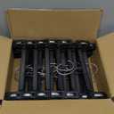 Smartor Pants Hangers - 30 Pack, Plastic Pant Hanger with Non-Slip Big Clips, Bottom Hangers for Men with Rotatable Chrome Hook, Shorts Hanger for Women Strong Clamp Pant Organizer (10 Inch, Black)