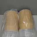 50 Pack 25 Oz Large Paper Bowls with Lids, Disposable Soup Serving Bowls Bulk Party Supplies for Hot/Cold Food, Soup (25 OZ)