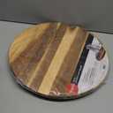 Copco 18 Inch Acacia Wood Lazy Susan Turntable Organizer for Kitchen Table, Pantry Storage, Cabinet Organization  Rotating Server for Dining, Condiments, Spices