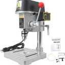 3-Speed Benchtop Drill Press, Electric Bench Wood Drilling Machine for DIY Creation, Small and Precise Work Like Jewelry Making Woodworking Metal Drilling Machine 110V