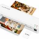 Laminator Machine, Sweleke A3 Laminating Machine with 5 Laminating Sheets, 11x 17 Thermal Lamination Machine for Home, 13 Inch Laminator Machine Hot and Cold for School Office Use (White)