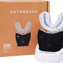 Autobrush Sonic Pro Electric Toothbrush  Only ADA Accepted U-Shaped Brush, Clinically Proven Up to 5.1X Better Cleaning, 30-Second Full Mouth 360 Clean, Rechargeable, Waterproof, Black, Men's Regular