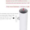 EFAILY Adjustable Portable Foldable Beach Anchor Outdoor Sunshade Stand Patio Umbrella Base Holder