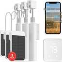 SwitchBot Blind Tilt Automatic Blind Opener 3-Pack & Hub 2- Smart Motorized Blinds with Bluetooth/IR Remote Control, WiFi Thermometer Hygrometer, Light Sensor, Work with Alexa, Google Home, HomeKit