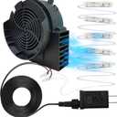 DONGERMAER Replacement 1A Blower for Halloween Inflatables, 1.25A Adapter for Christmas Yard Blow Up Outdoor Inflatable Holiday Easter Yard Decor Fan Blower Adapter