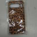 Phone Case for Google Pixel 10 Pro XL Silicone Leather Slim Cover Women Men, Aesthetic Luxury for Google Pixel 10 Pro XL Case Full Camera Protection Anti-Scratch Shockproof (Leopard Print)
