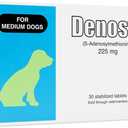 Nutramax Laboratories Denosyl for Dogs, Liver and Brain Health Supplement for Medium Dogs, with S-adenosylmethionine (SAMe), Stabilized Tablets, 30 Count