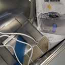 Kastty 3.96 Gal Dog Water Fountain for Large Dogs,15L Stainless Steel Large Pet Water Fountain, Ultra Quiet Automatic Dog Water Bowl Dispenser with Water Level Window and LED Light(FS78,Grey