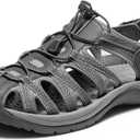 DREAM PAIRS Men's 160912-M-NEW Adventurous Summer Outdoor Sandals, 15