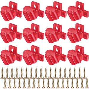 12 Packs Tool Holder Mount Drill Tool Hanger Compatible with Milwaukee M12 12V Wall Mount Drill Organizer Utility Storage Rack