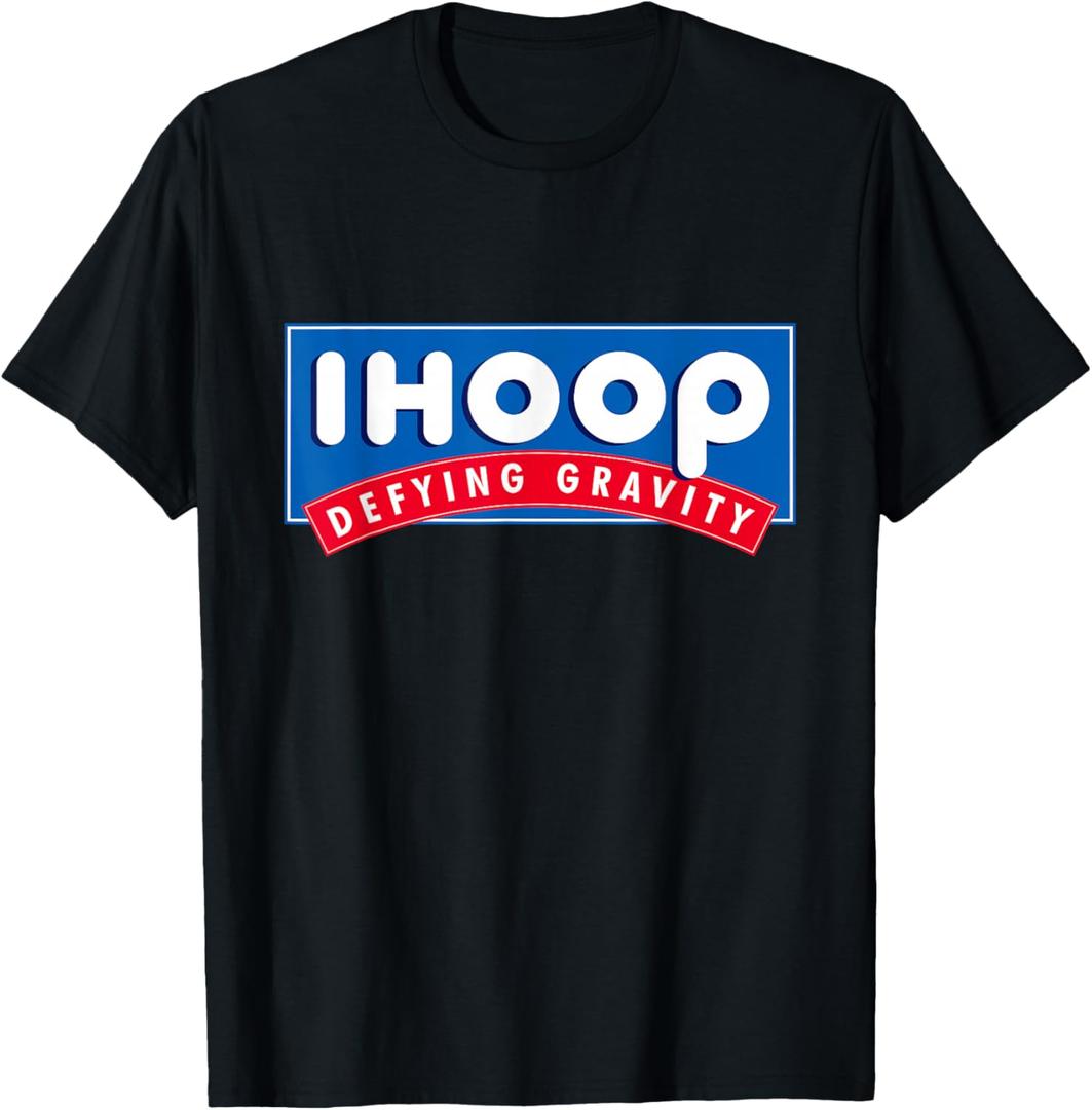 Ihoop I Hoop Defying Gravity - Basketball & Basketballer T-Shirt Small
