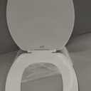 Bemis 170 Durable Plastic Toilet Seat, Elongated, White