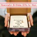 Lihome Gifts for Mom - Ceramic Ring Dish Jewelry Tray, Funny Mothers Day & Birthday & Thanksgiving & Christmas Gifts