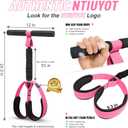 2026 Upgraded Durable Pedal Resistance Band with Handle, Thickened Latex Tubes and Soft Foam Fabric Foot Pedal, Sit Up Exercise Equipment for Abdomen, Waist, Arm, Core/ABS, Leg, Physical Therapy