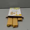 Natural 8 Inch Handmade Honeycomb Candlesticks Bee waxs Taper Candles 6 Pack Hours Burning Time-Bees Wax with Smokeless,Dripless and Unscented for Home Decor Party Dinner (Yellow)