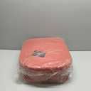 idee-home Outdoor Chair Cushions Set of 4, 17" x 17" x 3" Thick D-Shaped Patio Furniture Outdoor Seat Cushions Waterproof with Ties, Dining Pads (Spice)