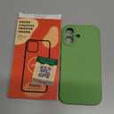 Vooii Magnetic for iPhone 17 Case, Compatible with Magsafe (Premium Liquid Silicone) (Integrated Camera Control Button) Full Body Protective Anti-Scratch Microfiber Lining 6.3", Matcha