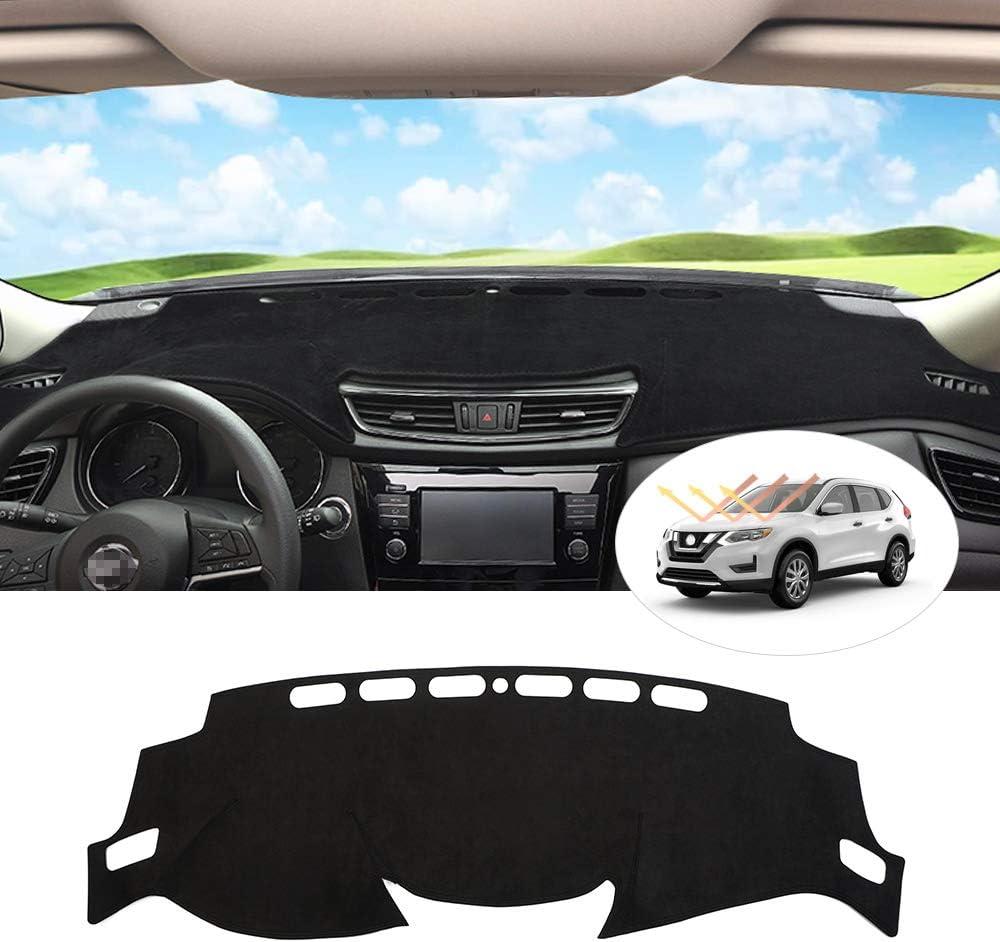 CARTIST Dashboard Cover Mat for 2014-2018 2019 2020 Nissan Rogue Accessories Dash Cover Suede Dash Mat Sunshade Glare UV Rays Protector