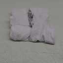 Genina Seat Covers for Dining Room Chair Seat Slipcovers Kitchen Chair Covers (White, 6 Pcs)