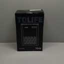 ToLife Dehumidifier for Home 95 OZ Water Tank, 1000 sq.ft Dehumidifiers for Basement Bedroom Bathroom with Auto Shut Off 7 Colors LED Light, Grey