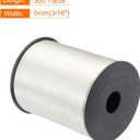 PATIKIL 500 Yards Curling Ribbon Crimped Balloon String Metallic 3/16" for Party Decoration Gift Wrapping Art Crafts Beige