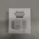 DEWENWILS Remote Control Outlet, Upgraded Version Wireless Remote Light Switch for Lamp, Household Appliances, 15A/1875W, 100 FT Long Range, Compact Side Plug, ETL Listed, White