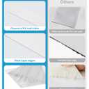 Kohree RV Sealant Tape, 4 Inch x 50 Foot RV Roof Tape White Waterproof Seal Tape UV & Weatherproof Sealant Roofing Tape for RV Repair, Window, Boat Sealing, Truck Stop Camper Roof Leaks