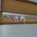 TYRON 2 Pack Screwed Sash Curtain Rod Adjustable 18-30 Inch, 3/8 In. Diameter, French Door Curtain Rods (Nickel)