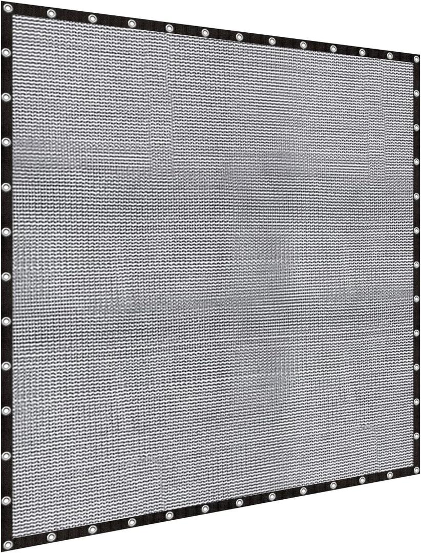 LOVE STORY 20x20FT Shade Cloth for Plant Heavy Duty Knitted Mesh Tarp with Grommets Screen Mesh Netting for Garden Patio Porch Pools Greenhouse Dump Truck