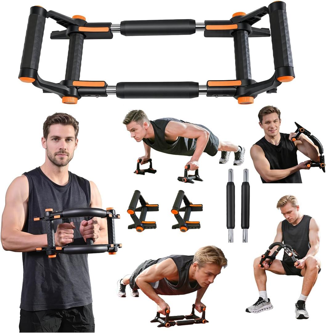 kisnbld Twister Arm Trainer, Adjustable 20-70lbs Push-Up & Arm Strength Equipment, Ergonomic Non-Slip Grip, Spring Resistance Home Gym for Men Women