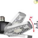 Ontel Beyond Bright LED Ultra-Bright Garage Light - 3 Adjustable Panels, Energy Efficient, Easy to Install, Durable and Long-Lasting Light for Garages, Warehouses and More