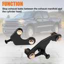 Exhaust Manifold Bolt Repair Kit Compatible with Newer GM Trucks And SUV 4.8 Liter 5.3 Liter 6.2 L 1999-2013, 6.0 L 1999-2021