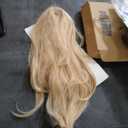 Ponytail Extensions, Blonde Ponytails Extension 22" Synthetic Claw Clip in Pony Tail Hair Extention Halloween Fluffy Hairpiece for Women Daily Use