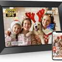 Frameo 10.1 Inch WiFi Digital Picture Frame with 32GB Memory, 1280 x 800 IPS Touch Screen Smart Electronic Photo Frame, Wall Mountable, Auto-Rotate, Share Photos/Videos Via Frameo App from Anywhere
