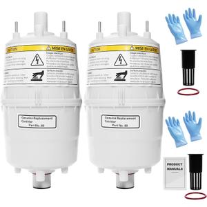 80 Replacement Canister for AprilAire 800 Steam Humidifier,80 Steam Canister Replacement for Aprilaire 865 Canister,80 Canister for Aprilaire 800 801 865 866 Whole House Steam Humidifier- 2 Pack