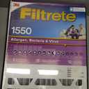 Filtrete Air Filter 5”, MPR 1550 MERV 12, Ultra Allergen, Bacteria, and Virus Deep Pleat Filter, 2 Pcs