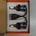 5202 H16 Fog Lamp Super Bright LED 201 PS19W Fog Light Bulbs COB Two-color 6000K White To Yellow Super Bright-DRL Bulbs Replacement for Sierra Silverado Yukon Tahoe Canyon (Pack of 2)