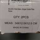 Glass Suction Cups Heavy Duty Aluminum Vacuum Plate Handle Floor Holder Hooks to Lift Large Glass/Tile Suction Cup Lifter/Moving Glasses/Pad for Lifting/Dent Puller (2 Pack)