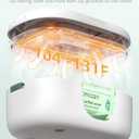 Momcozy Baby Wipe Warmer, Innovative Spring Design, Large Capacity Wipes Dispenser, Fast and Even Heating, 4 Modes of Temperature Heating Control, Diaper Wipe Warmer with Night Light