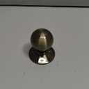 SCHLAGE Knob Non-Turning Lock, Bright Chrome (F170 GEO 625), Dummy 