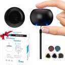 AUKSKY 2Pack Portable Mini Speakers, Bluetooth Tiny Speakers,Wireless Micro Speaker for Phone/PC/Tablet, Rechargeable Battery, Builtin Microphone, Cute Mini Speaker with Strap to Carry, Black