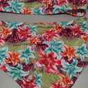 Herseas Womens 2 Piece High Waisted U Wire Bikini Set Floral Print Swimsuit Crisscross Back Bathing Suit Beach Swimwear (XX-Large, Green Pink Lily)