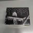 30.5FT Solar Christmas Icicle Lights for Outside, 8 Modes Snowflake & Star Eaves Christmas Decorations, Waterproof Outdoor Solar String Lights Decor for Gazebo, Patio (White)