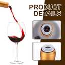 Qinyoung 100 Pcs Slow Wine Pourer Spout for Corked Bottles Pour and Seal Plastic Wine Pourers with Lid for Storing Precise Pouring (Balck)