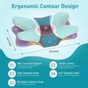 Besyodo Cervical Pillow for Neck Pain Relief - Ergonomic Neck Pillow for Sleeping, Contour Memory Foam Pillows Side Sleeper Pillow for Neck Support, Bed Pillow for Back Stomach Sleepers