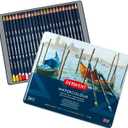 Derwent Colored Pencils, WaterColour, Water Color Pencils, Drawing, Art, Metal Tin, 24 Count (32883)