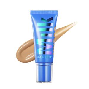 Milk Makeup Hydro Grip Hydrating Gel Skin Tint 12HR Lightweight Buildable Coverage with Hyaluronic Acid for Natural Dewy Finish Non-Comedogenic