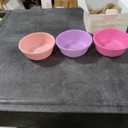 Re-Play 12 oz. Toddler Bowls Set of 4 - Kids Deep-Walled, Durable & Reusable Snack and Meal Bowls, Dishwasher & Microwave Safe, BPA-Free, Made in USA from Recycled Plastic, Princess